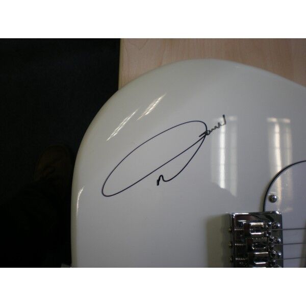 E-guitar, guitar signed by Michael Wendler