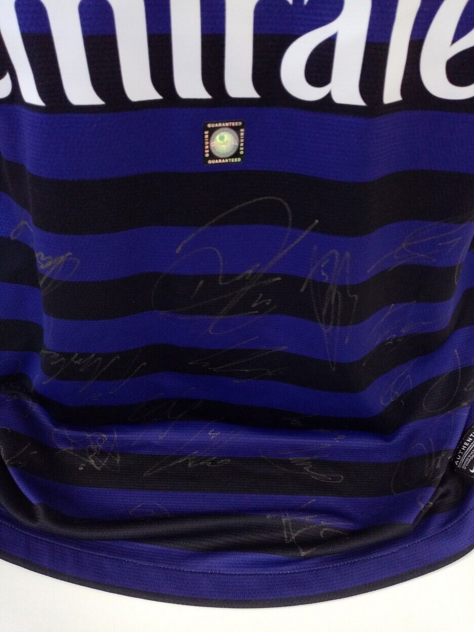 Arsenal london jersey 2012/2013 team signed England autograph football nike l