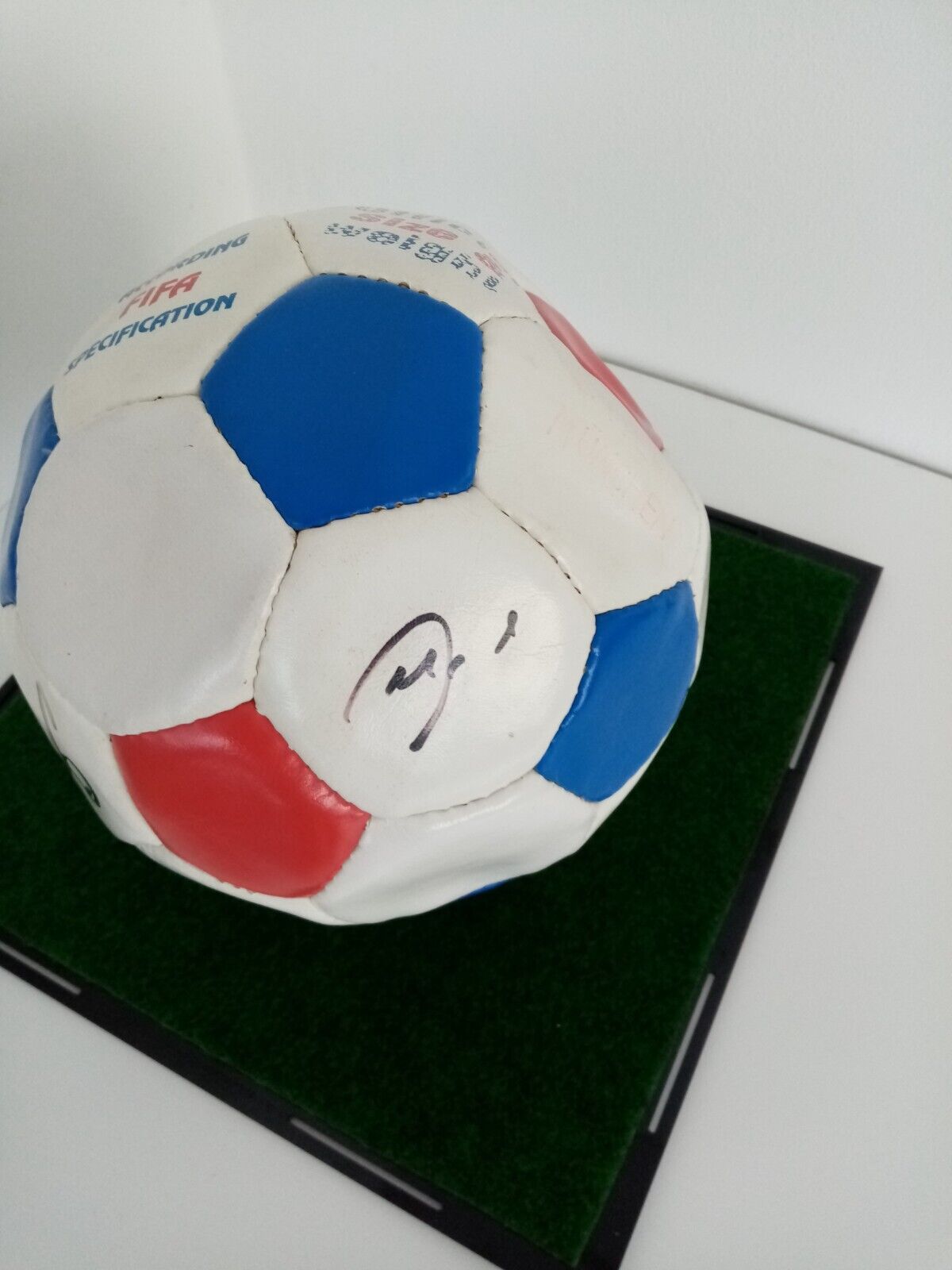 Fußball Bayern München signiert 1995/1996 + Vitrine Unterschrift COA Bundesliga