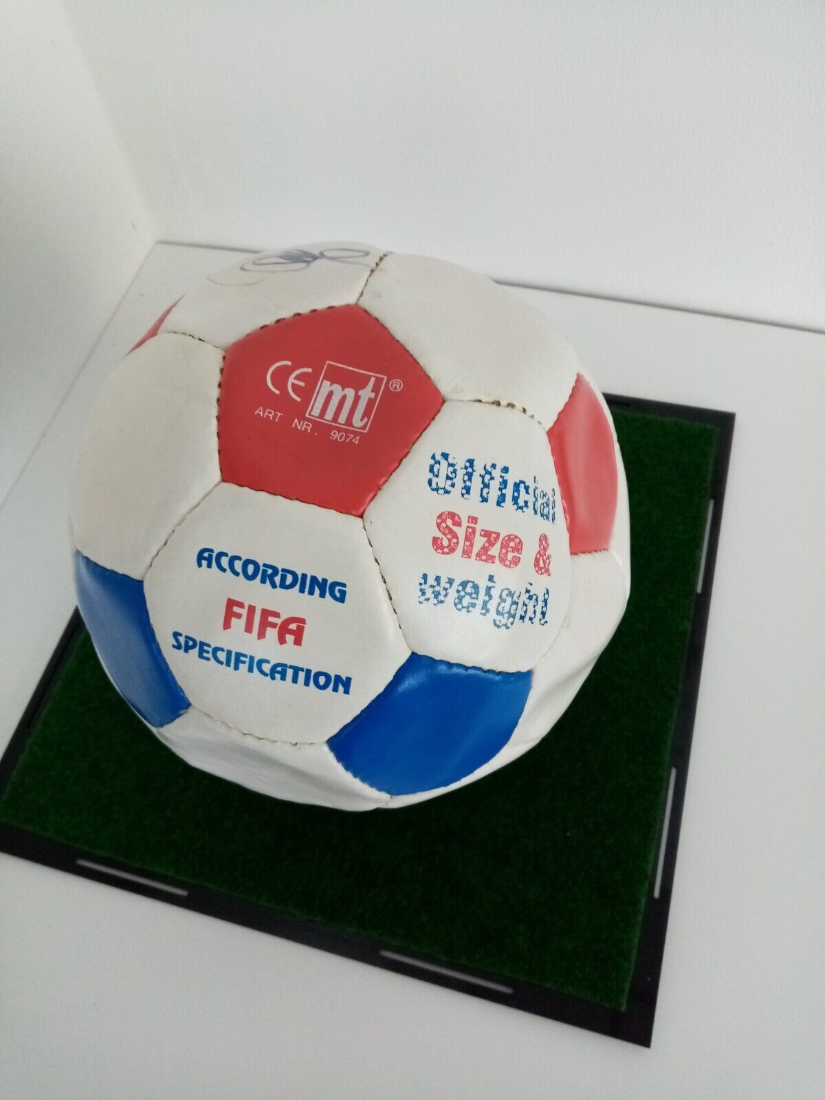 Fußball Bayern München signiert 1995/1996 + Vitrine Unterschrift COA Bundesliga