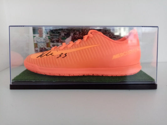 Fußballschuh Paul Seguin signiert Unterschrift Nike Greuther Fürth Neu Autogramm