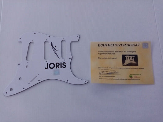 Gitarrenplatte Joris signiert Musik Sänger Charts Autogramm Sammeln Neu Gitarre