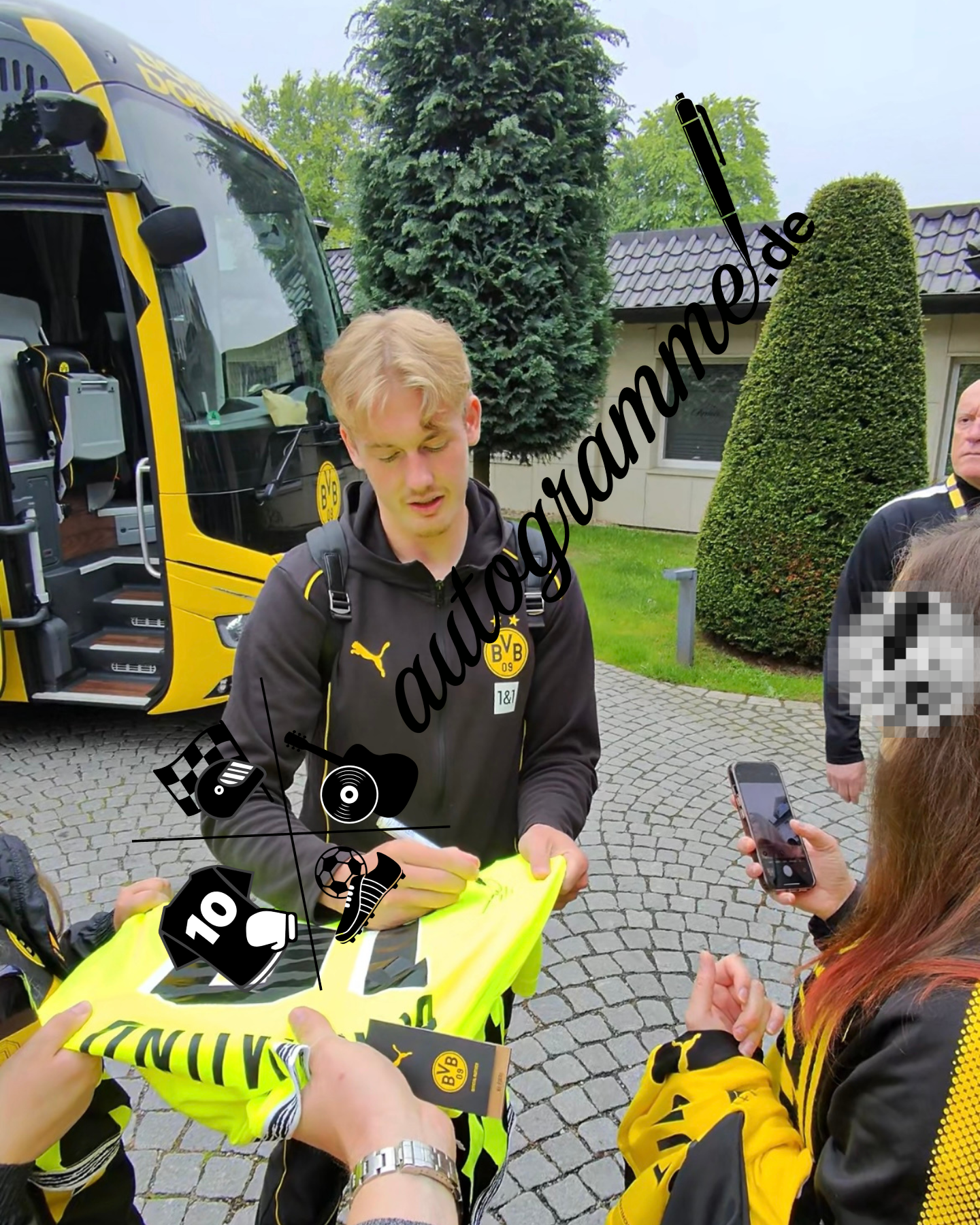 Borussia Dortmund jersey signed by Julian Brandt, Puma COA autograph M