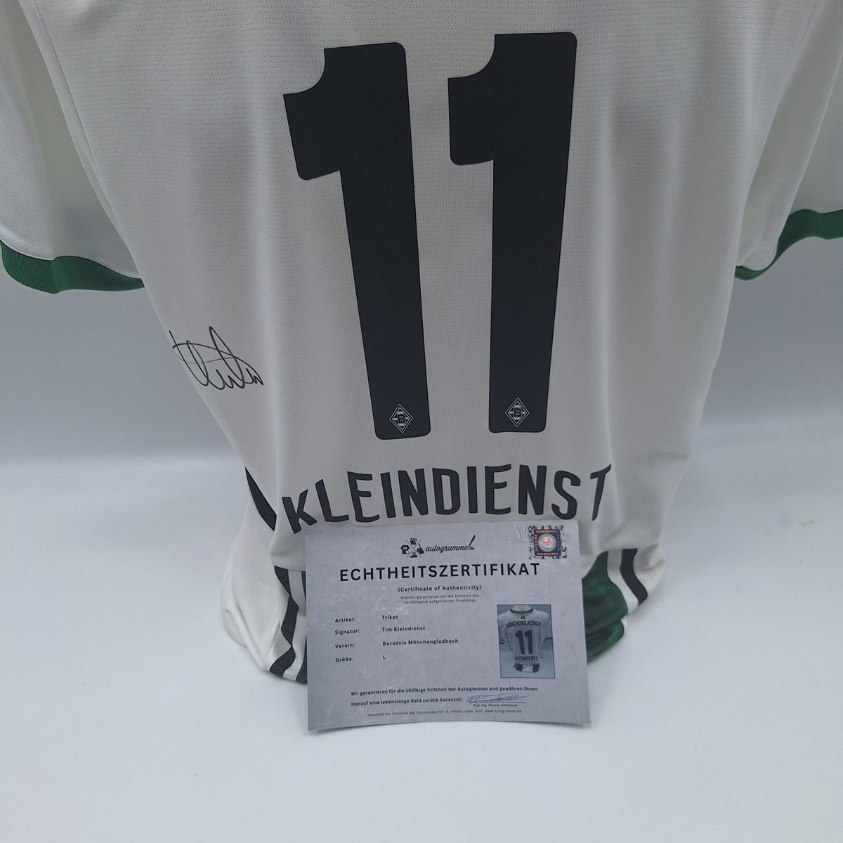 Borussia Mönchengladbach Trikot Tim Kleindienst signiert Puma L 24/25