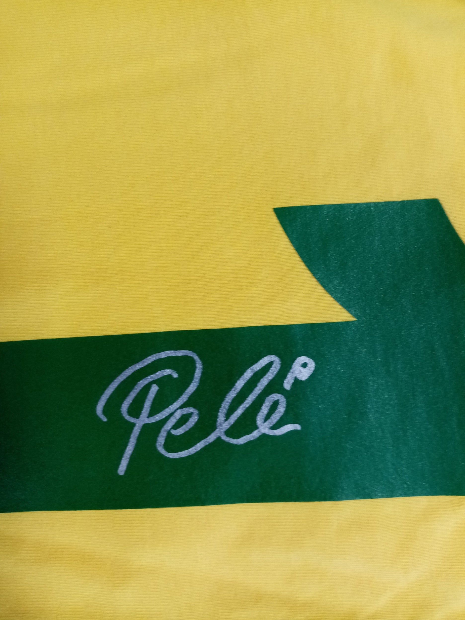 Brazil Repro Trikot Pele signed in the framework of COA Football Neu Edson M