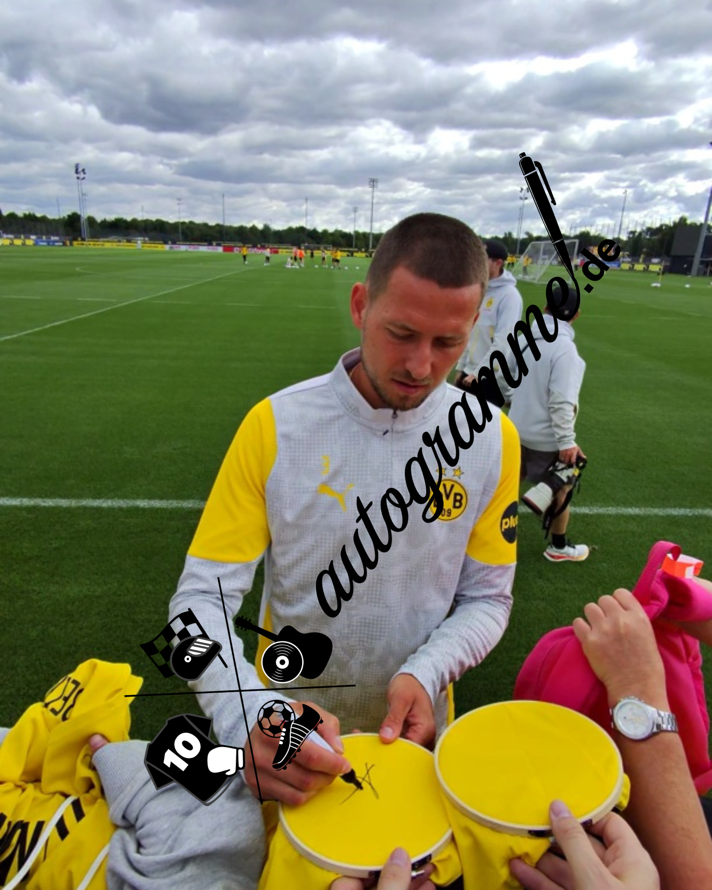 Camiseta del Borussia Dortmund firmada por Waldemar Anton, certificado de autenticidad de Puma, autógrafo, talla XL