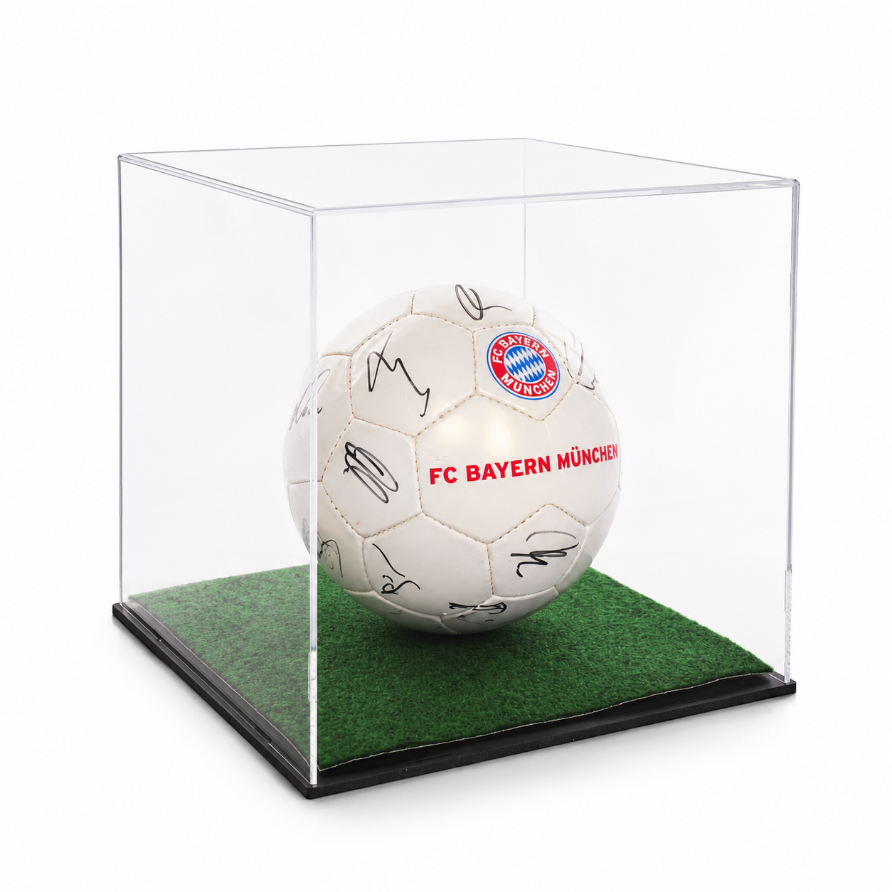 Football acrylic display case 30 x 30 x 30cm