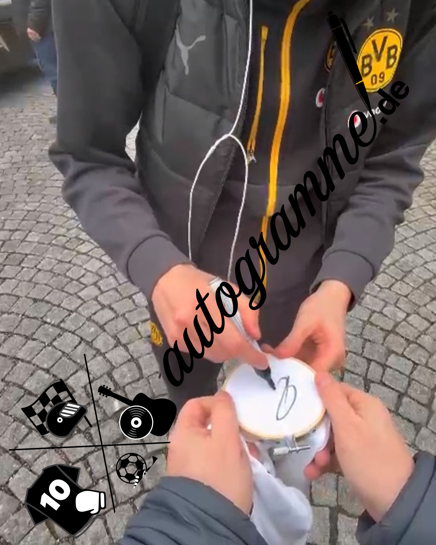 Borussia Dortmund Trikot Maximilian Beier signiert BVB Bundesliga Puma XL