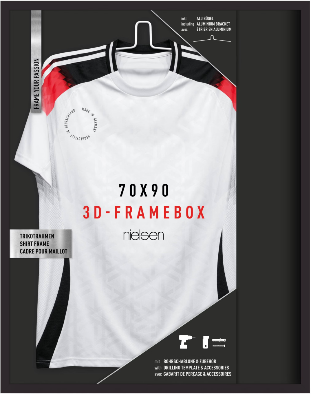 Nielsen aluminum jersey frame 70cm x 90cm