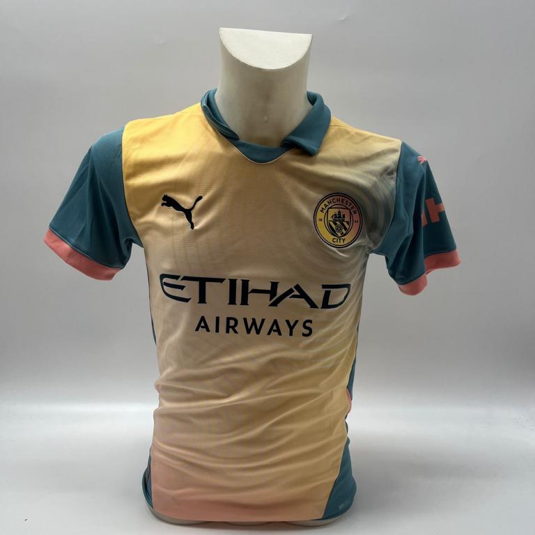 Manchester City Trikot Rodri signiert Autogramm Puma COA neu XS