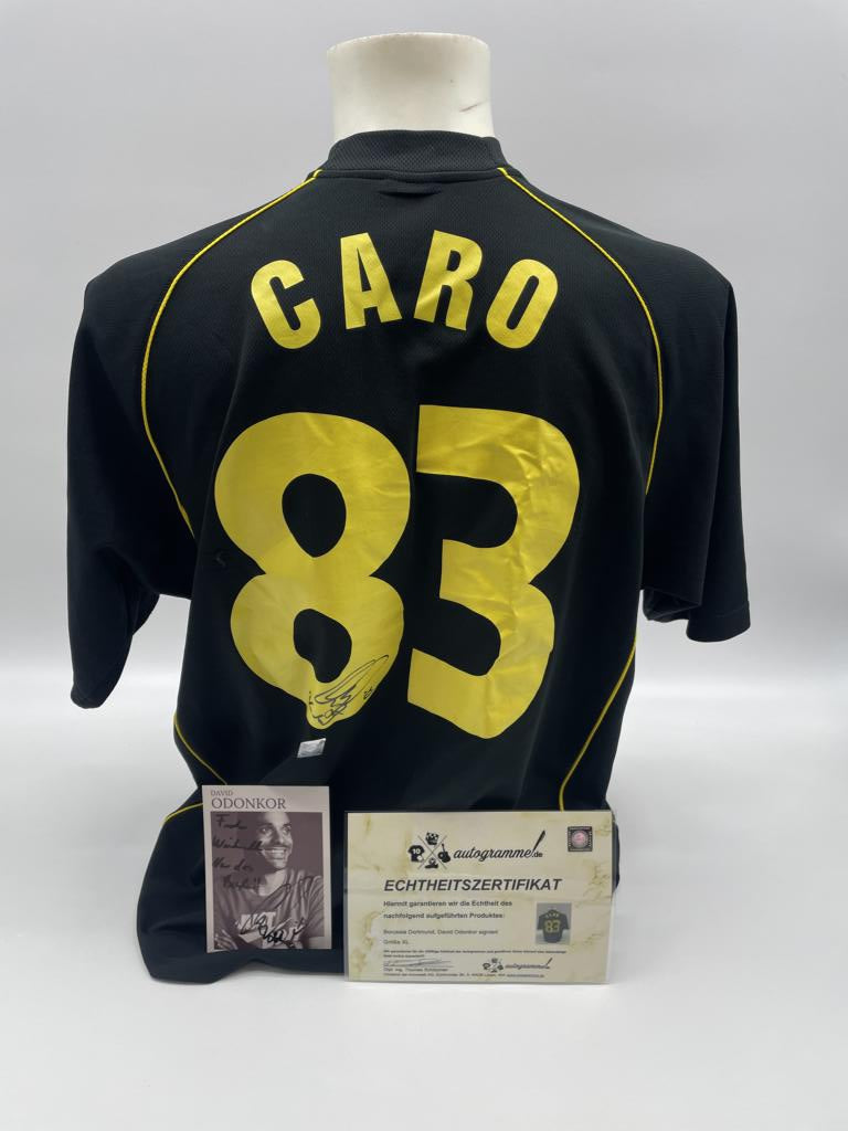 Borussia Dortmund Trikot David Odonkor signiert BVB XL