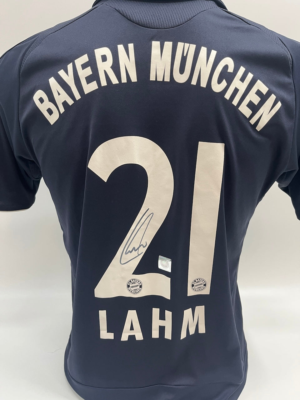 Bayern Munich jersey Philipp Lahm signed autograph Adidas 164