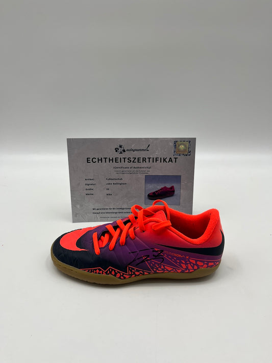 Fußballschuh Jobe Bellingham signiert Autogramm Bundesliga Nike 35