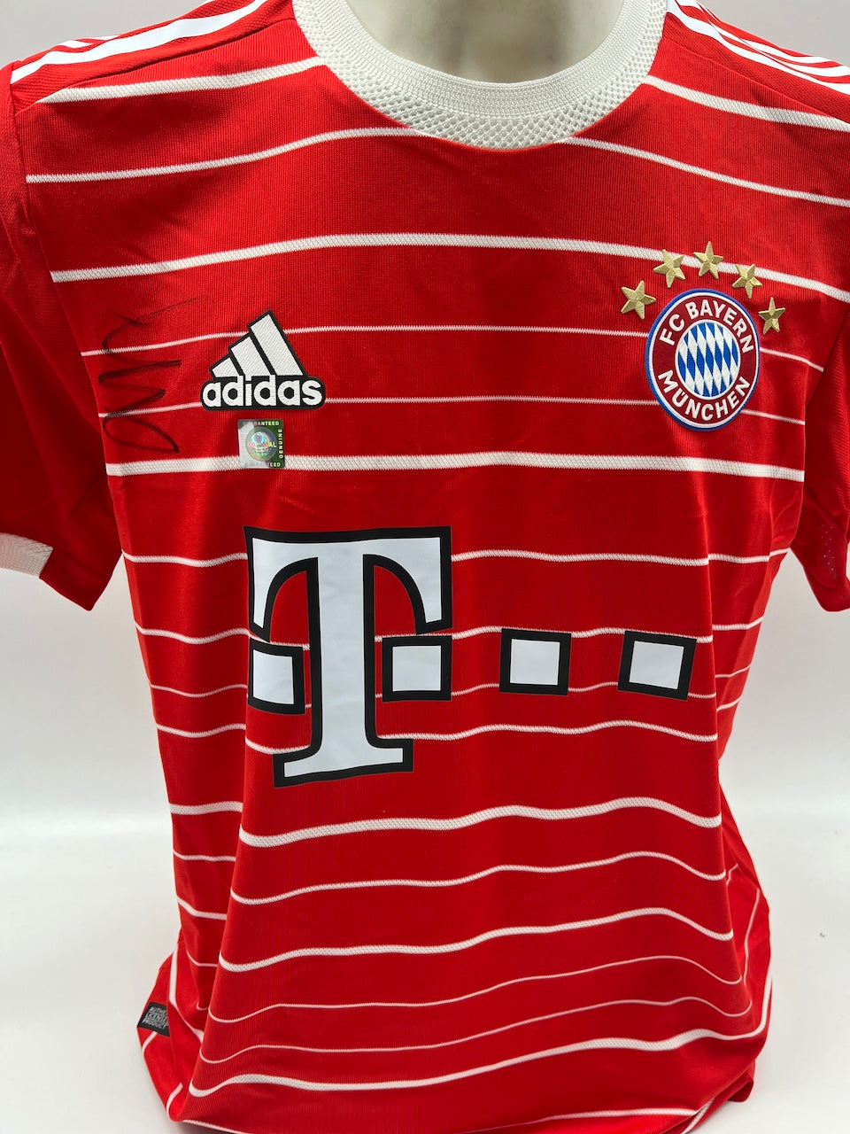 Bayern München Trikot Lennart Karl signiert Autogramm Adidas COA M