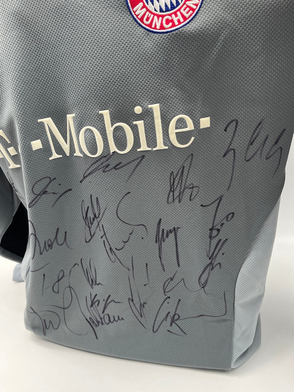 Bayern München Trikot 2001/2002 Teamsigniert Autogramm Adidas S