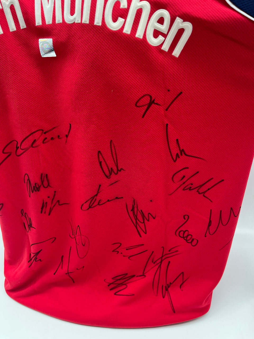 Bayern München Trikot 1999/2000/2001 Teamsigniert Autogramm Adidas COA L