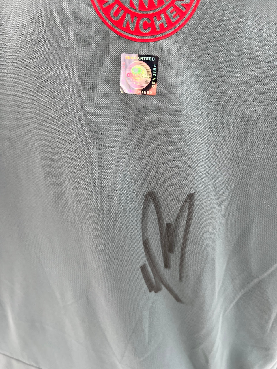 Bayern München Shirt Dayot Upamecano signiert Autogramm Adidas XL