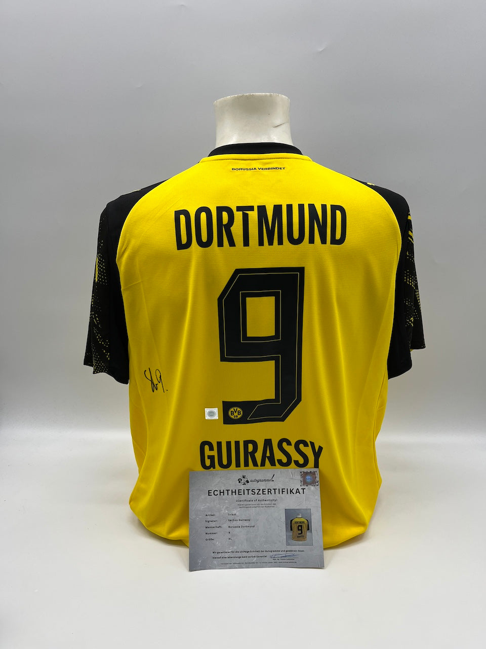 Borussia Dortmund Trikot Serhou Guirassy signiert BVB Puma XL
