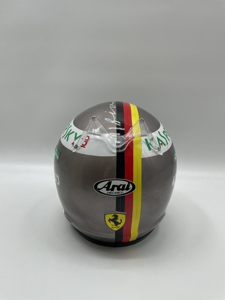Sebastian Vettel Formula 1 helmet signed autograph of autograph COA 1: 1