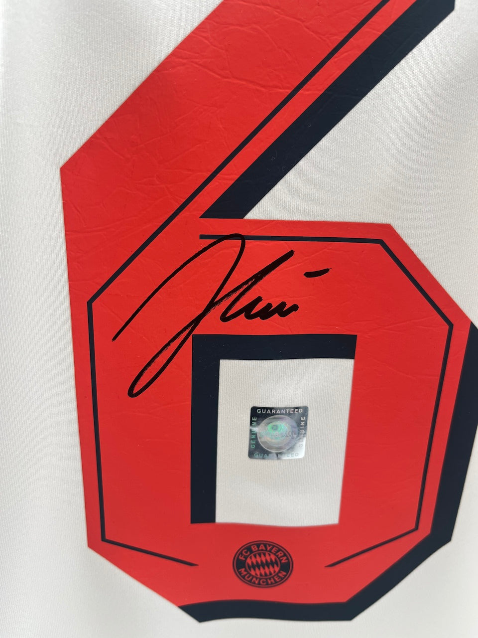 Bayern München Trikot Joshua Kimmich signiert Adidas COA L