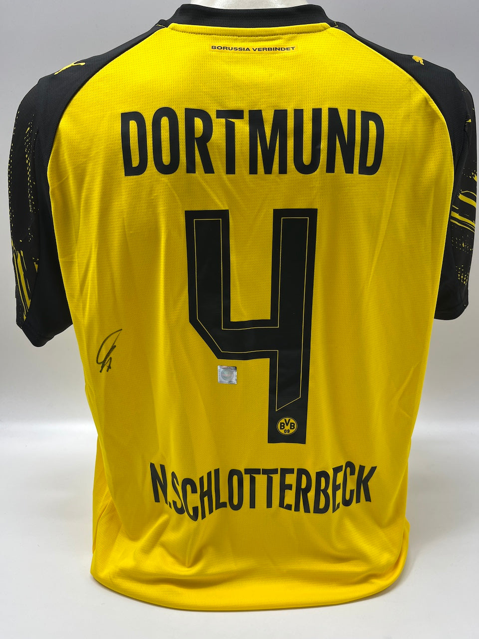 Borussia Dortmund Trikot Nico Schlotterbeck signiert BVB Puma COA L