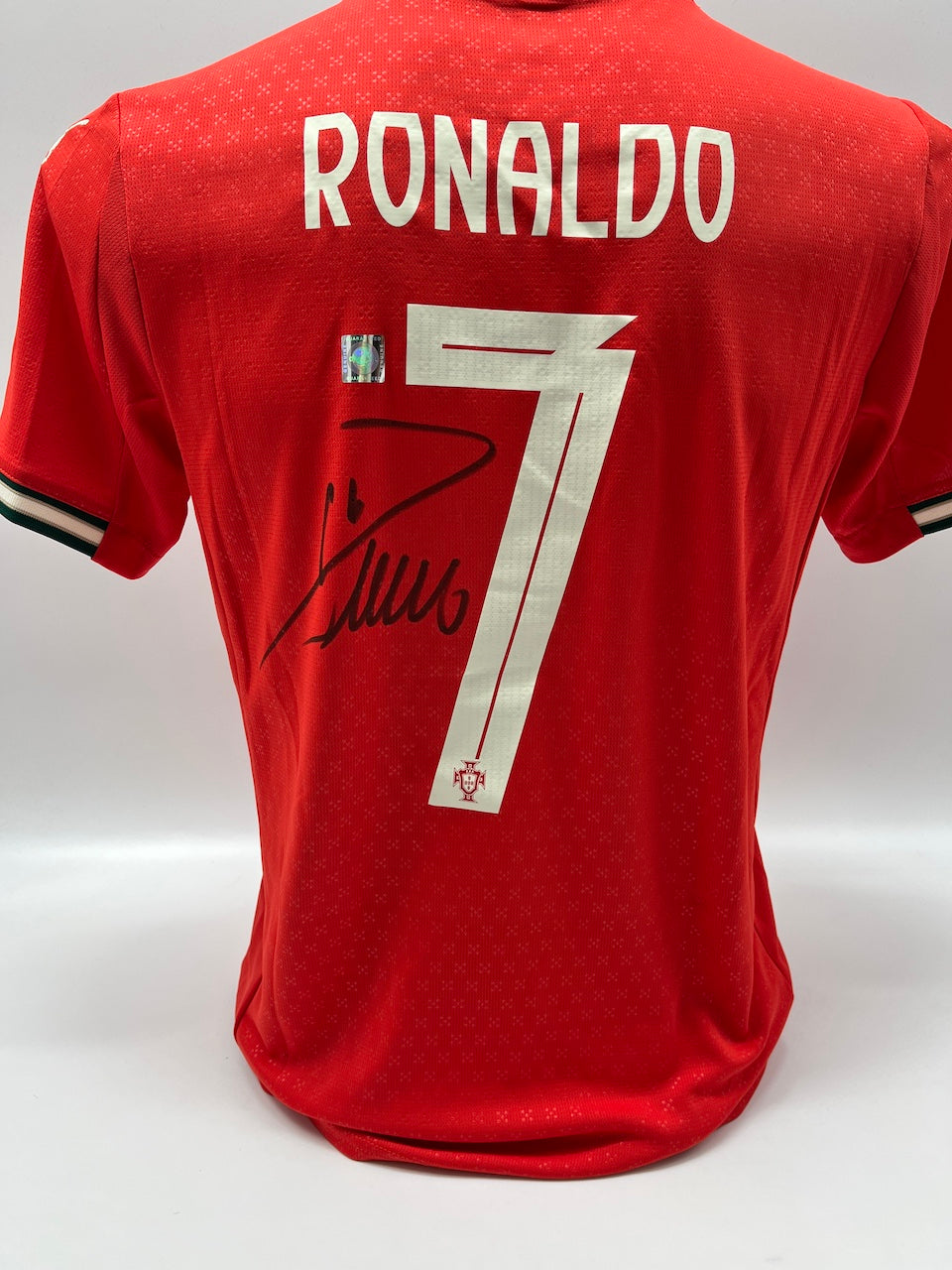 Portugal jersey Cristiano Ronaldo signed autograph COA football S