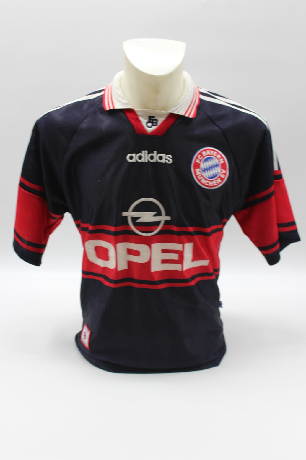 Bayern München Trikot Mario Basler signiert Autogramme Adidas Proof FCB S