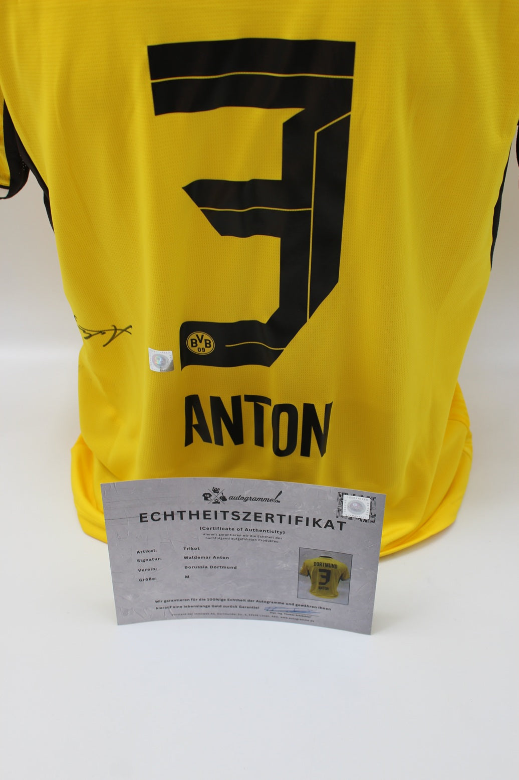 Borussia Dortmund Trikot Waldemar Anton COA BVB Puma neu M 26/27