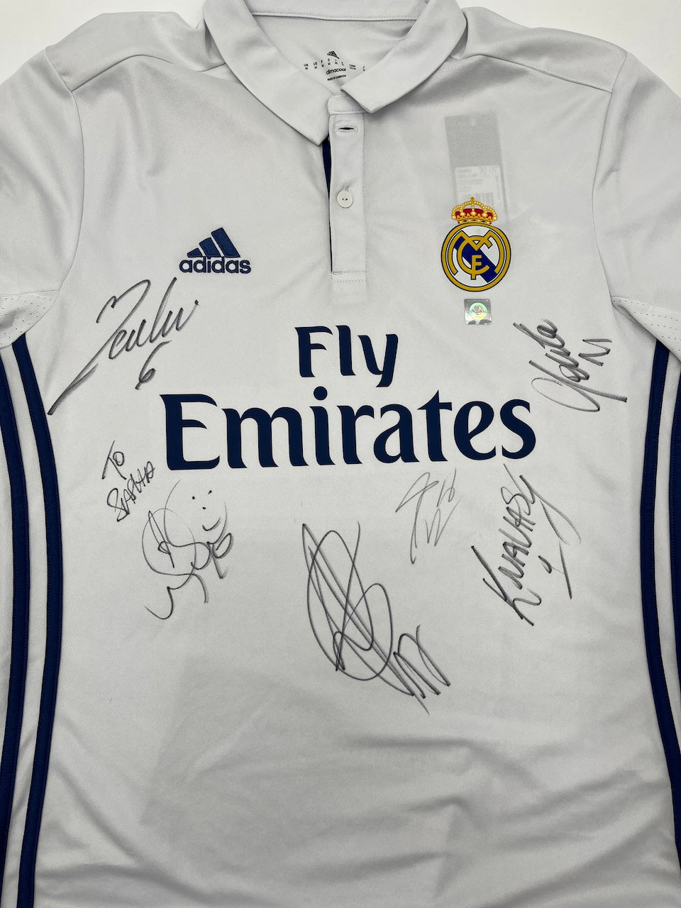 Real Madrid Trikot 2016/2017 Teamsigniert La Liga Autogramm Adidas M