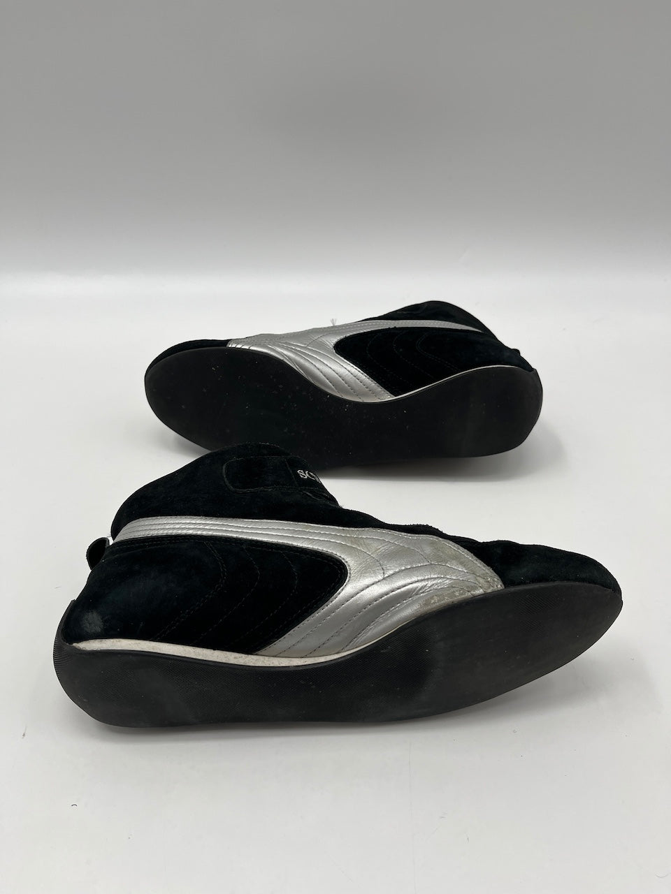 Zapatillas de conducción originales usadas de Ralf Schumacher de Fórmula 1, firmadas con autógrafo