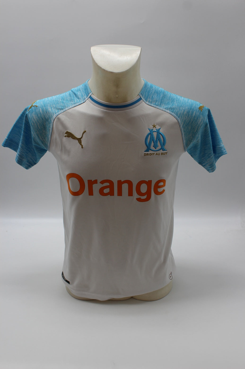Olympique Marseille Trikot Darío Benedetto signiert Autogramm Puma Frankreich 164
