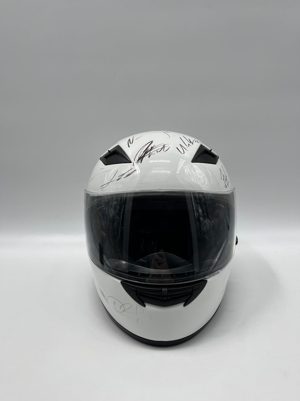 Formel 1 Helm unterschrieben von 24 Fahrern Unterschrift Michael Schumacher