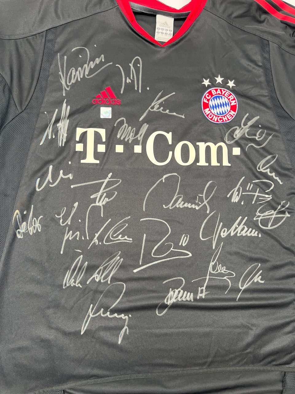 Bayern München Trikot 2004/2005, 2005/2006 Teamsigniert Autogramm neu Adidas XL