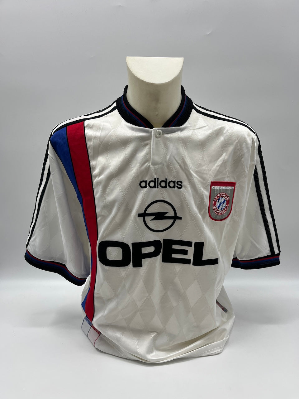 Bayern München Trikot 1996/1997/1998 Teamsigniert Autogramm Adidas L