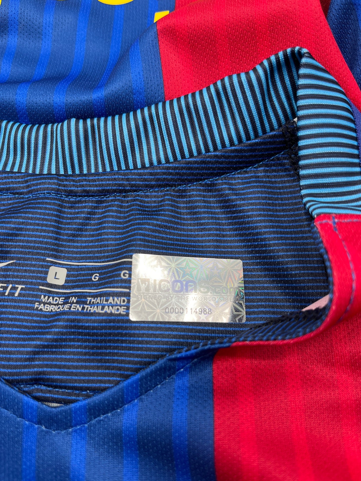 FC Barcelona Trikot Messi, Neymar & Suarez signiert Autogramm Nike COA L