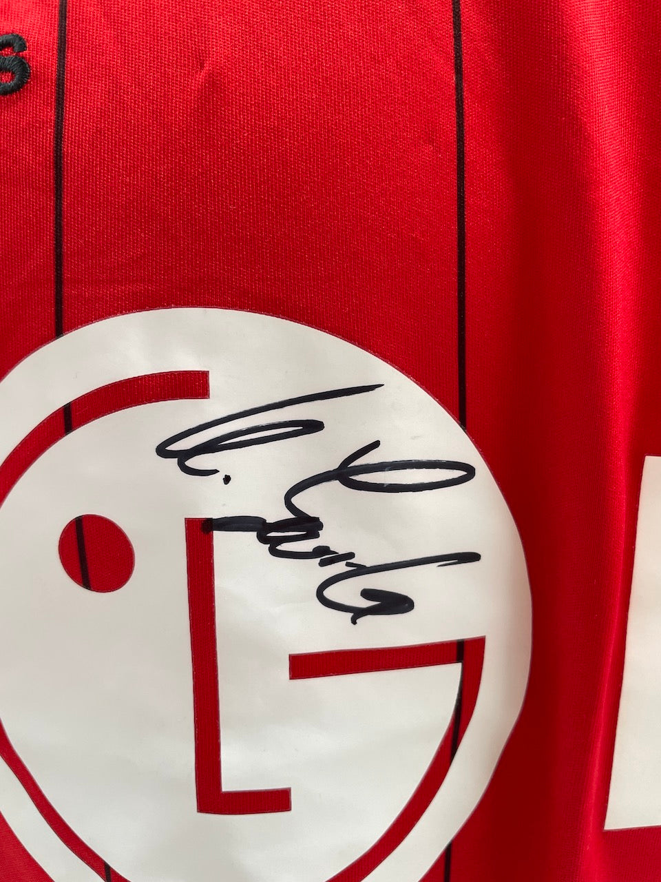 Bayer Leverkusen jersey Ulf Kirsten signed autograph coa adidas 176