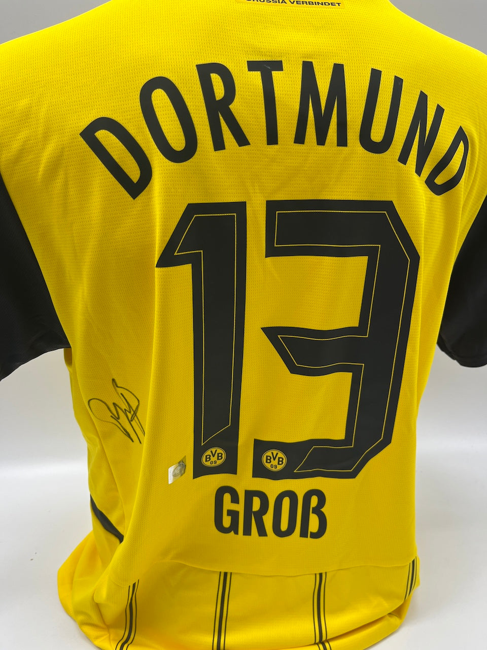 Borussia Dortmund Trikot Pascal Groß signiert Puma Autogramm L