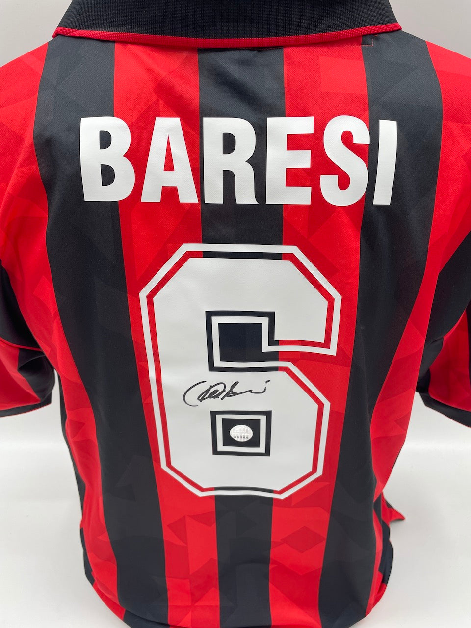 AC Miland Repro Trikot 1994 Franco Baresi signed Italy Milan Autogram M
