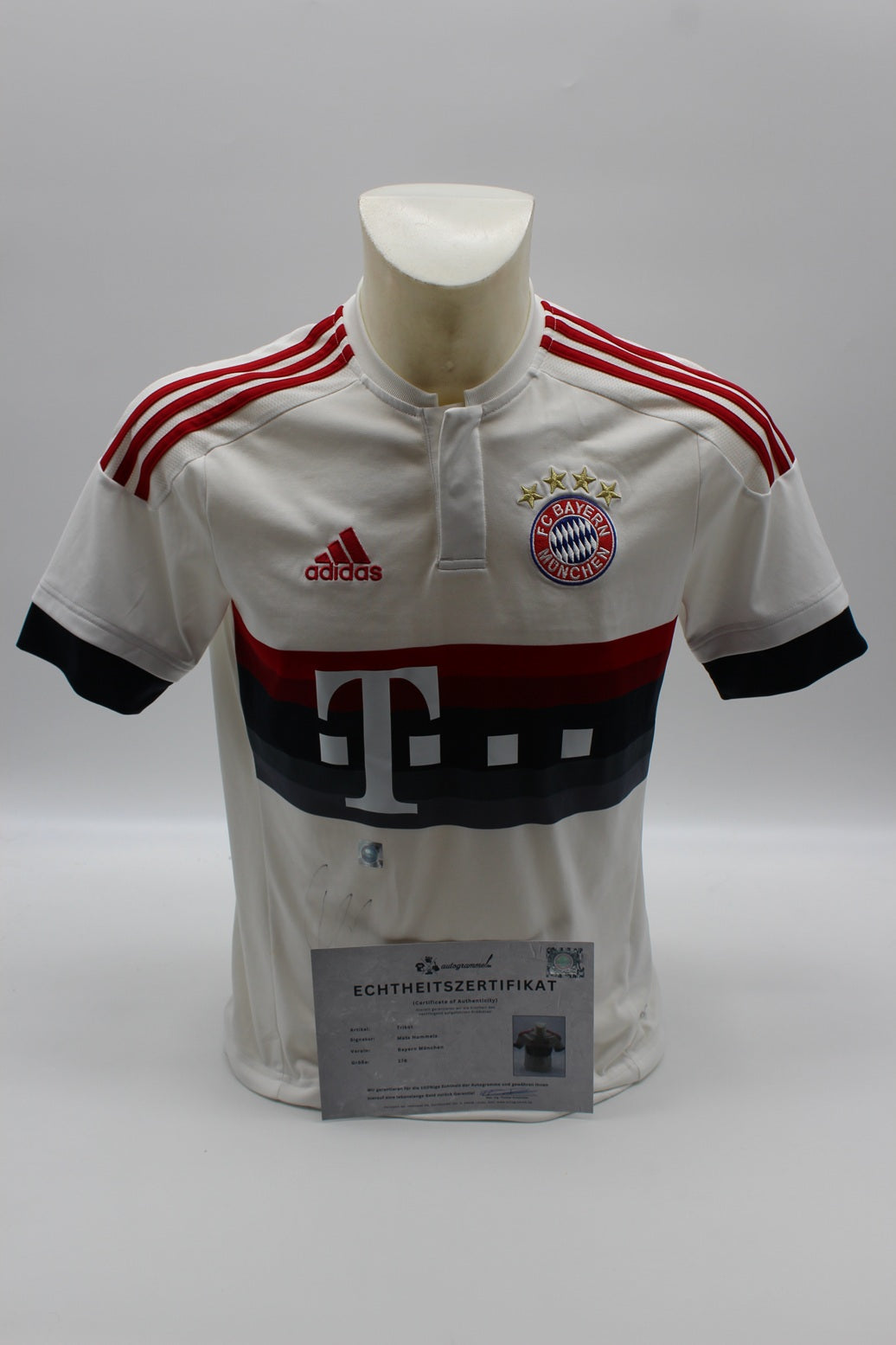 Bayern München Trikot Mats Hummels signiert Autogramm Adidas COA 176
