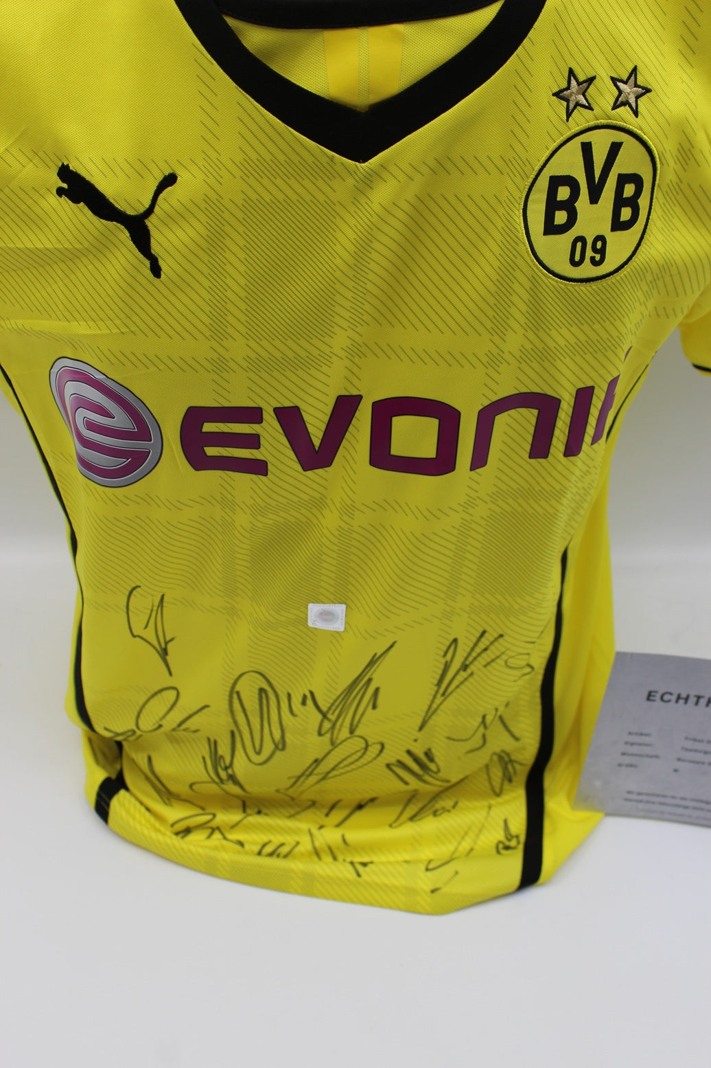 BVB Trikot 2013/2014 Teamsigniert Borussia Dortmund Puma Neu M