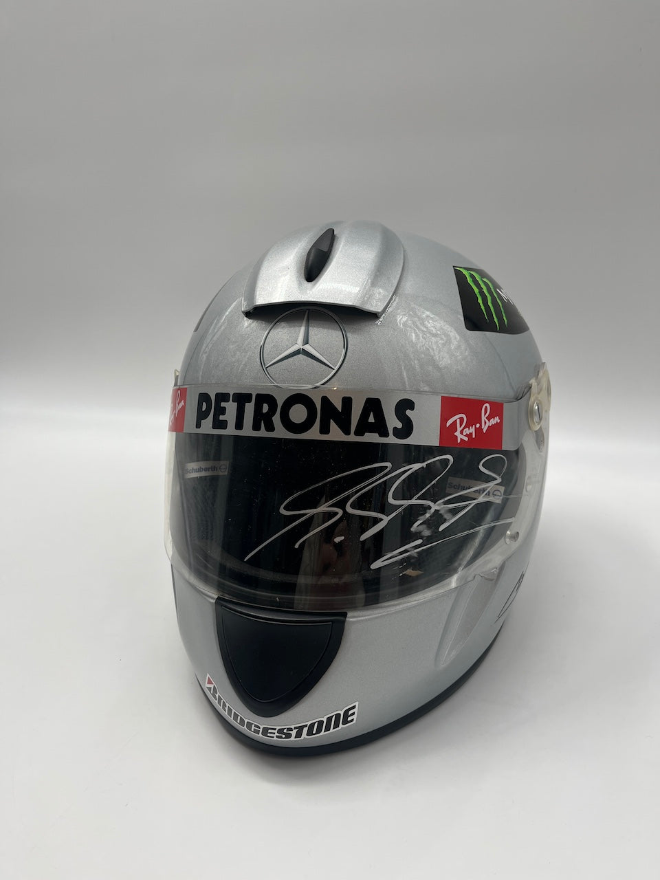 Michael Schumacher Formel 1 Helm Unterschrift und Echtheitszertifikat 1:1
