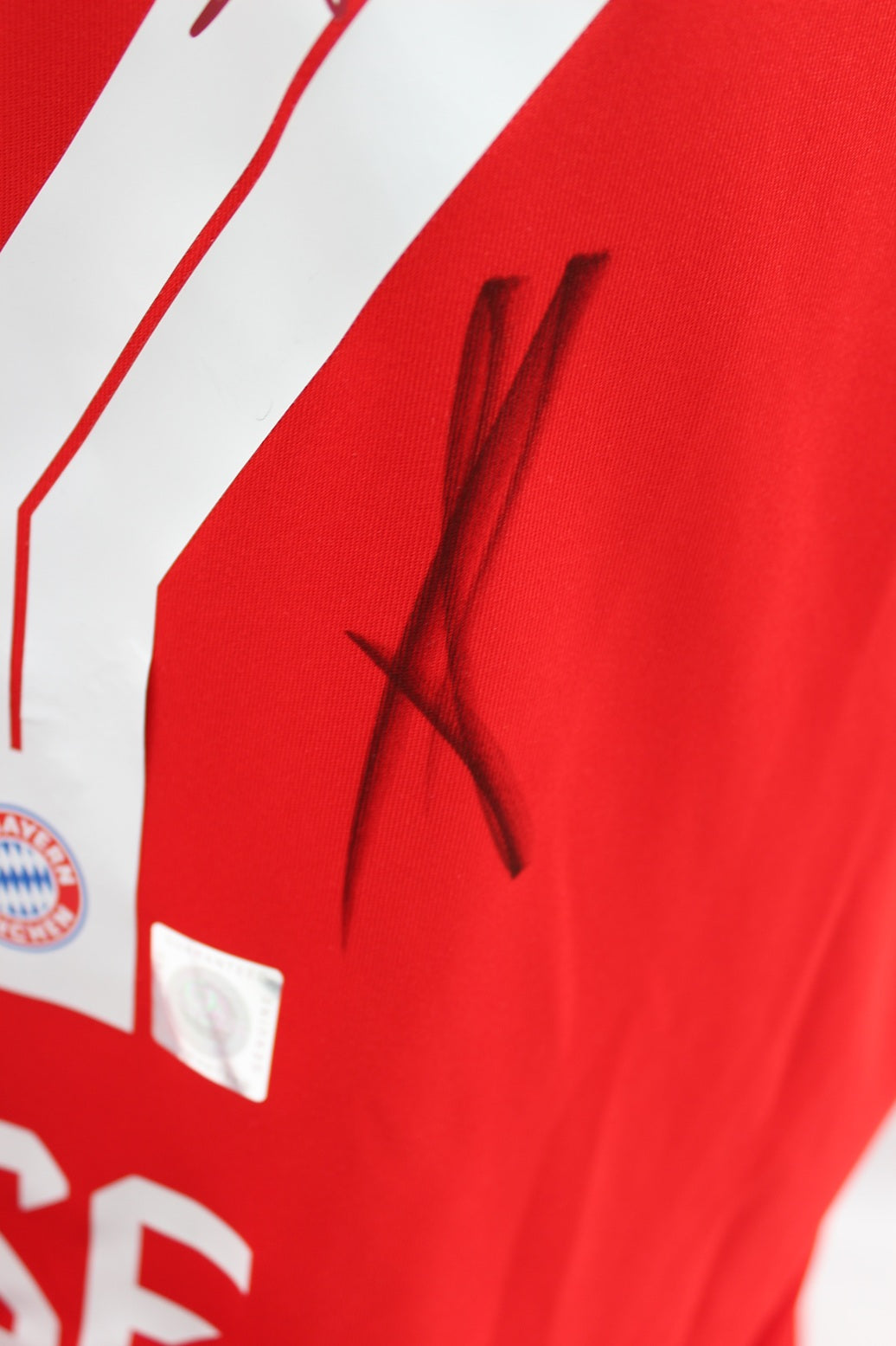 Bayern München Trikot Michael Olise signiert Autogramm Adidas COA XL 2025/2026