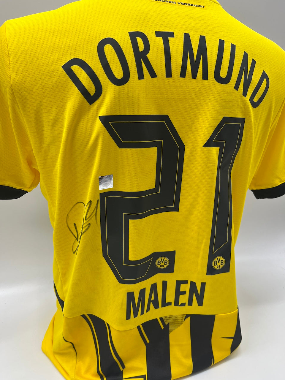 Borussia Dortmund Trikot Donyell Malen signiert BVB Puma M