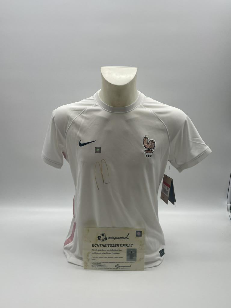 Frankreich Trikot Damen Benjamin Pavard signiert Nike Unterschrift L