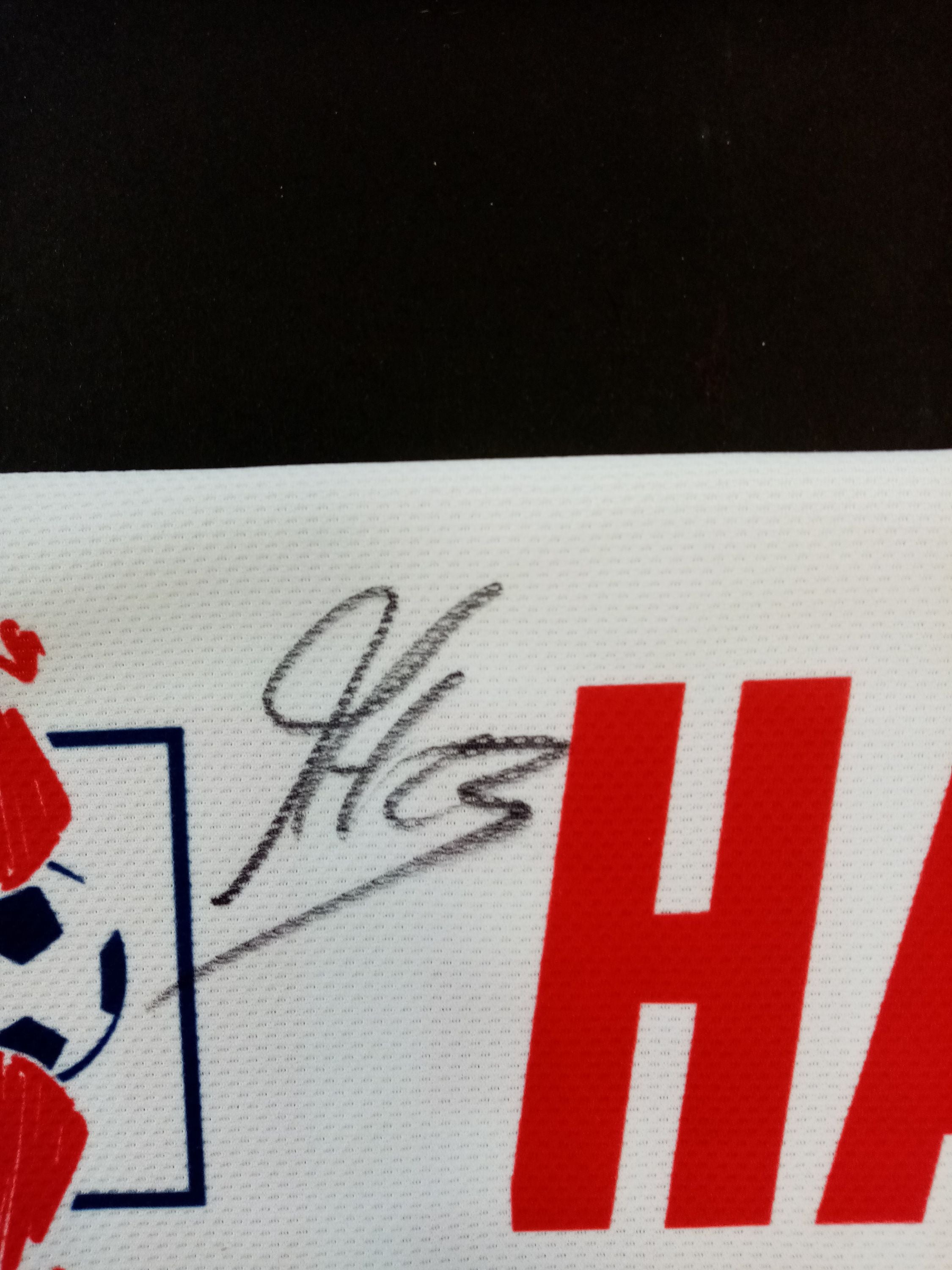 RB Leipzig fanschal Halstenberg signed Coa autograph football scarf red bull