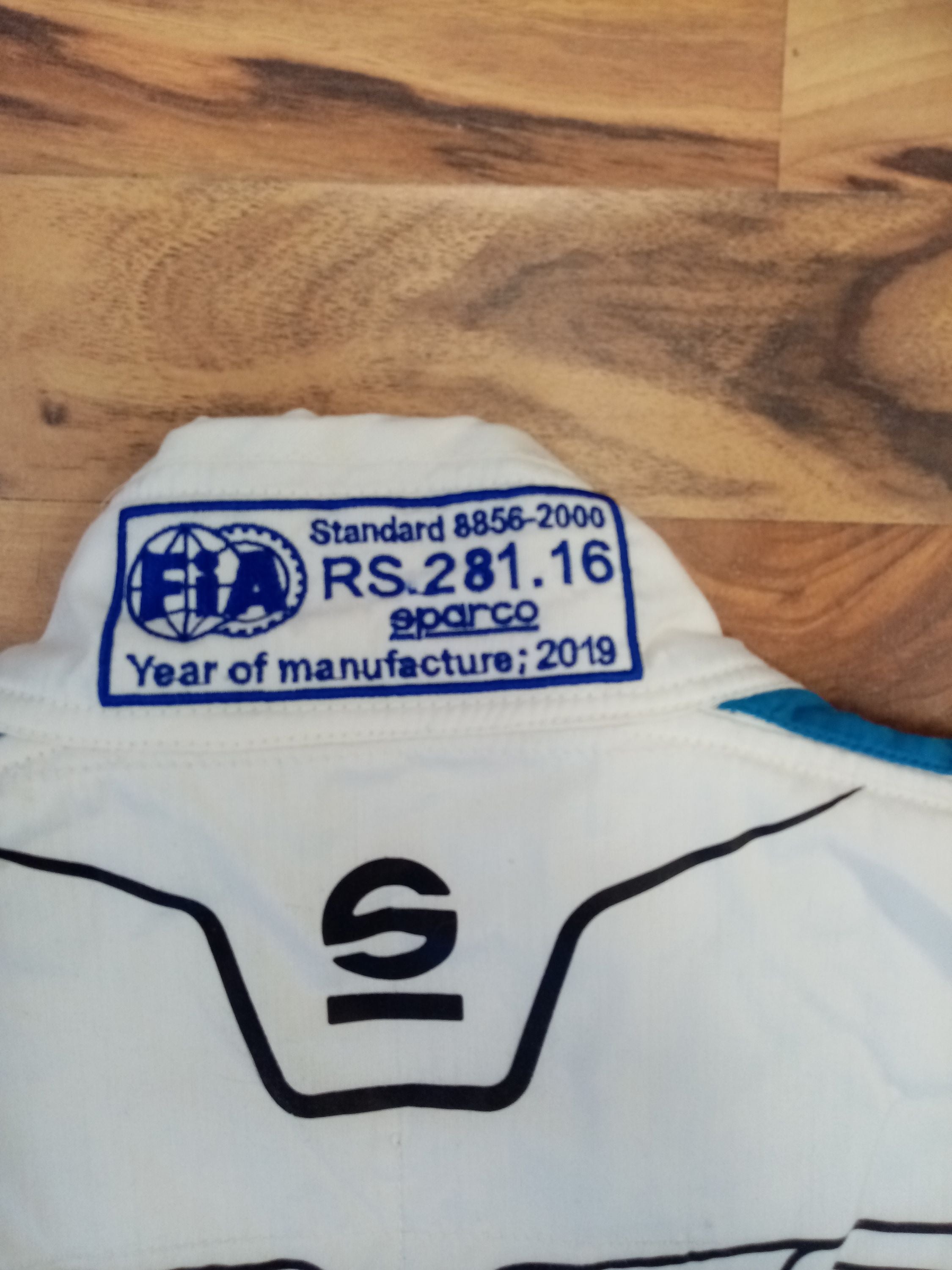 Running overall worn by Daniel Juncadella Aston Martin Spain Coa DTM