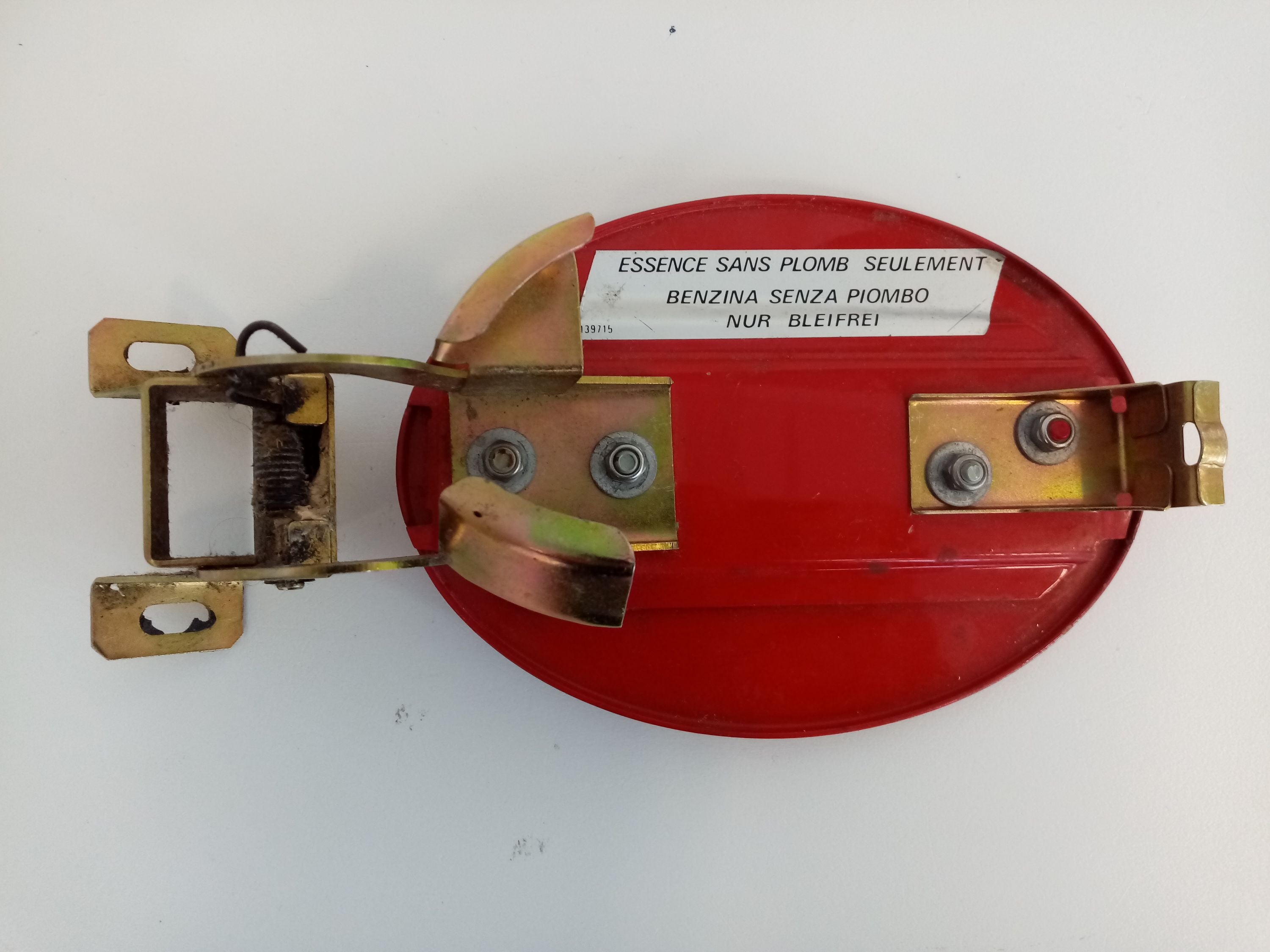 Ferrari 348 fuel lid Sebastian Vettel signed Formula 1 CoA