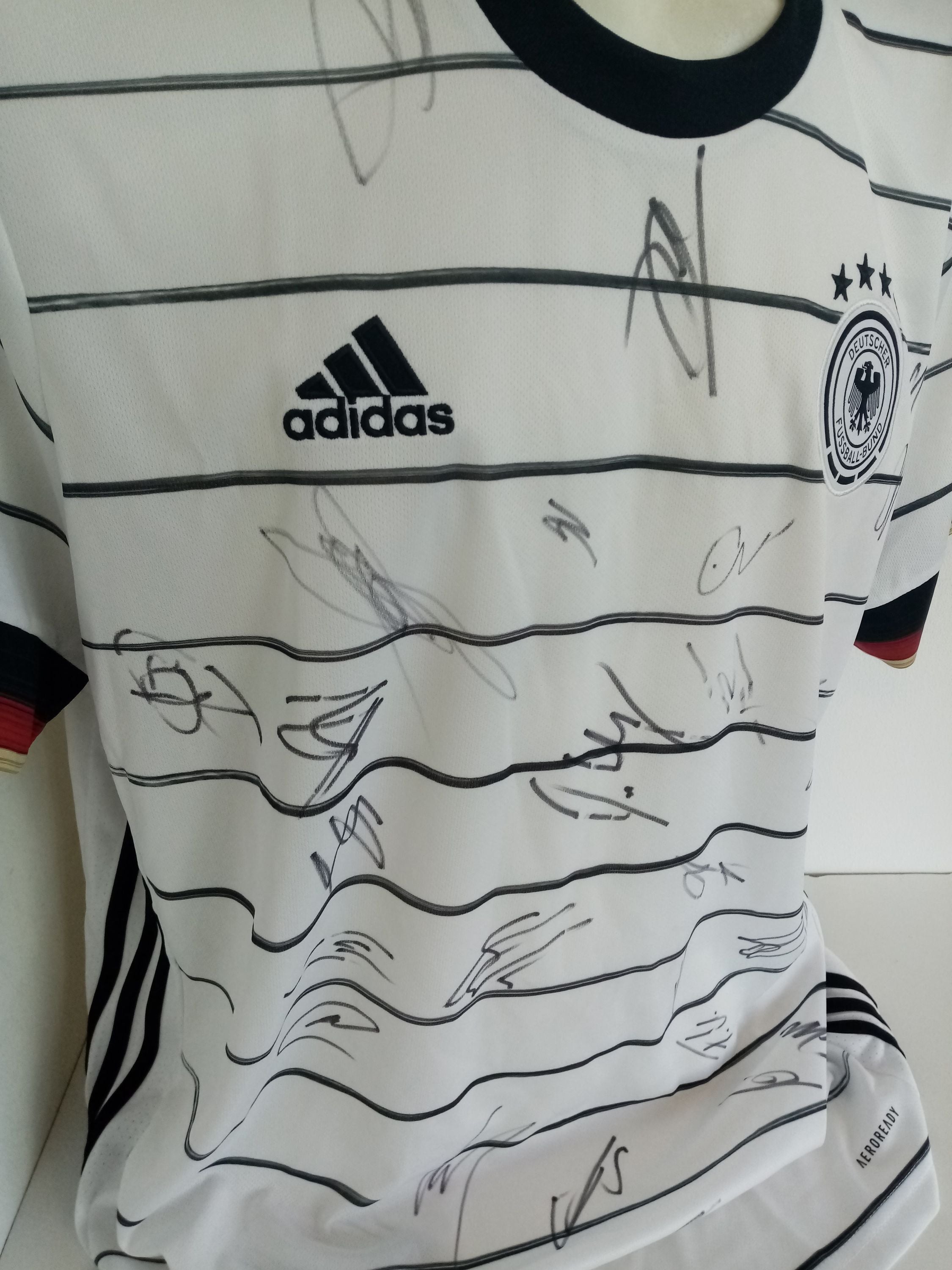 Germany jersey em 2020/2021 team signed DFB football autograph Adidas Coa XL