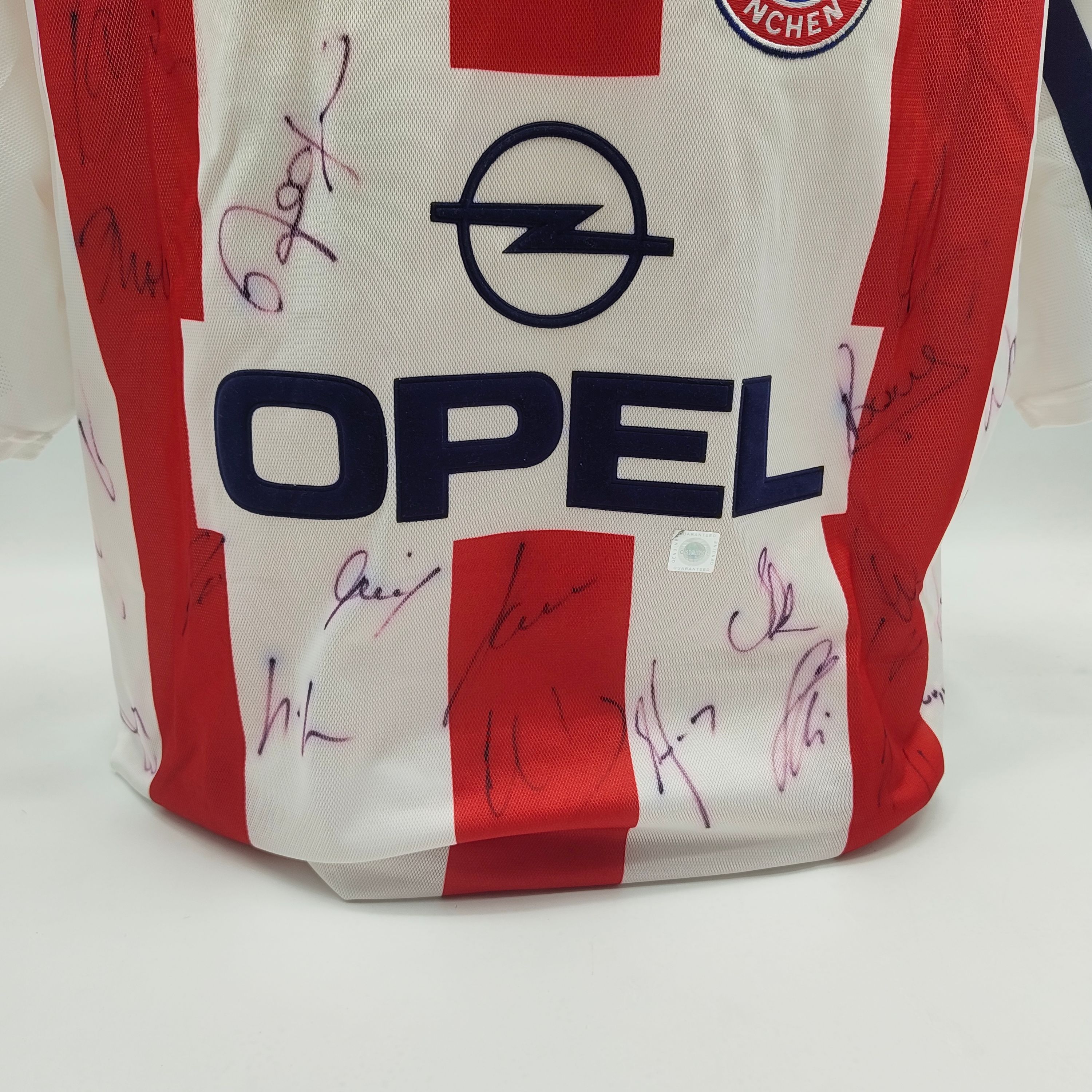 Bayern München Trikot 2000/2001 Teamsigniert Bundesliga COA Adidas neu XL