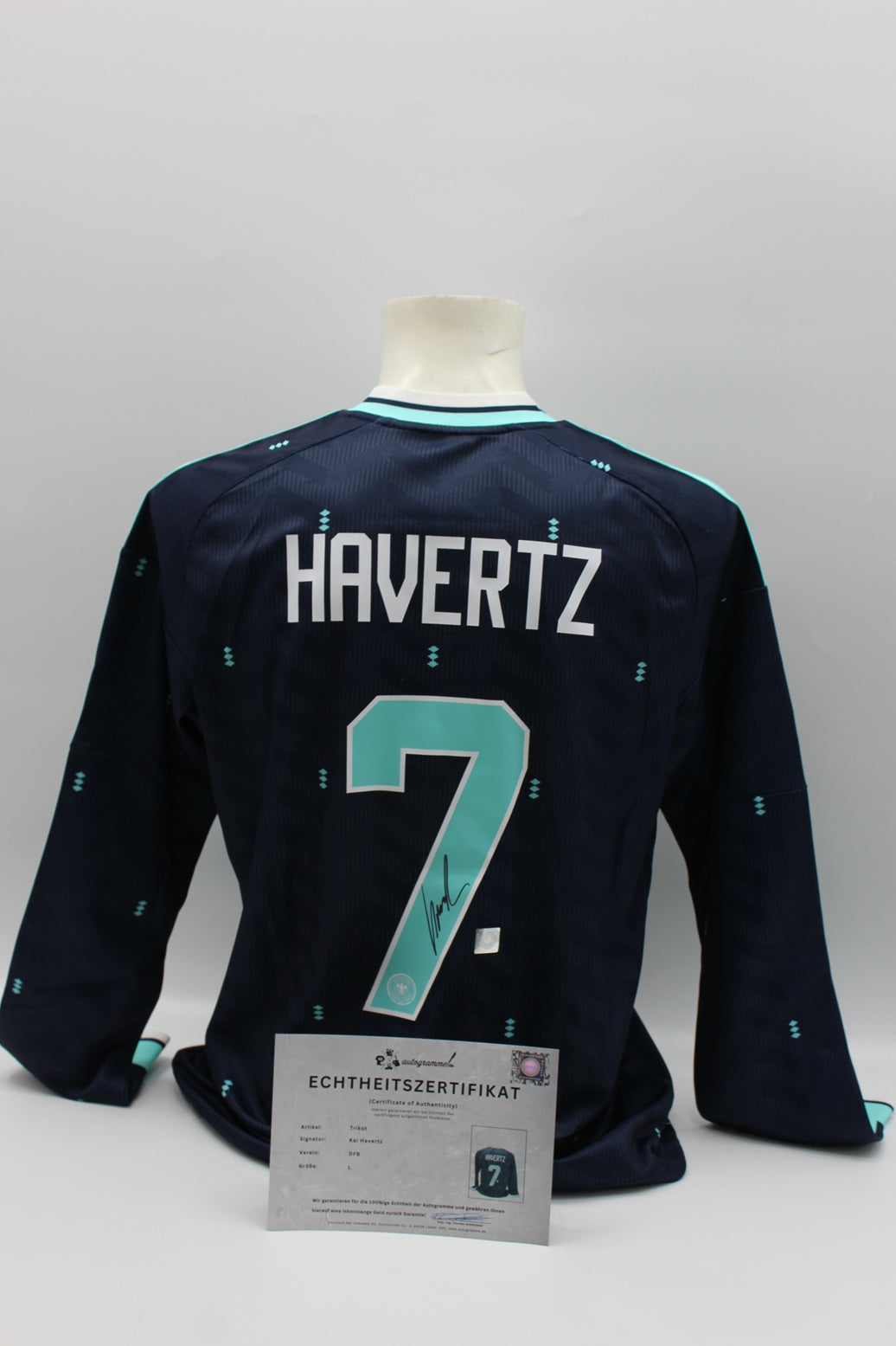 DFB 2026 Trikot Kai Havertz signiert Autogramme Adidas COA L